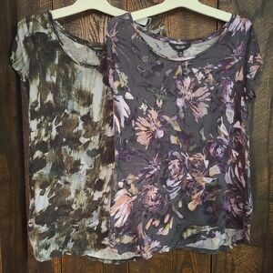 LOT of 2 Womens SIMPLY VERA WANG Blouses Tops Tshirts SIZE XS